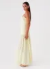 Eden Strapless Maxi Dress - Yellow sold by Peppermayo