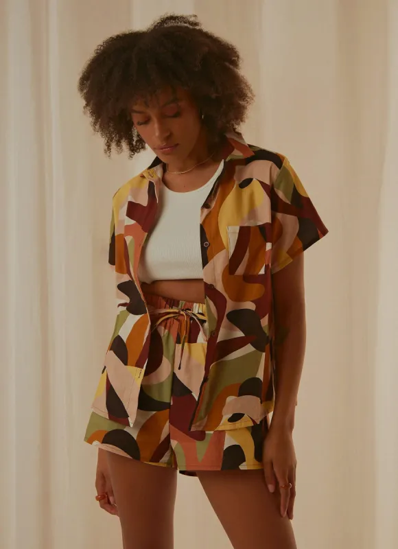 Paloma Shirt - Tropicola sold by Peppermayo