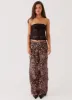 Greedy Cargo Pants - Leopard sold by Peppermayo