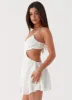 Dorothea Mini Dress - White sold by Peppermayo