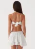Dorothea Mini Dress - White sold by Peppermayo