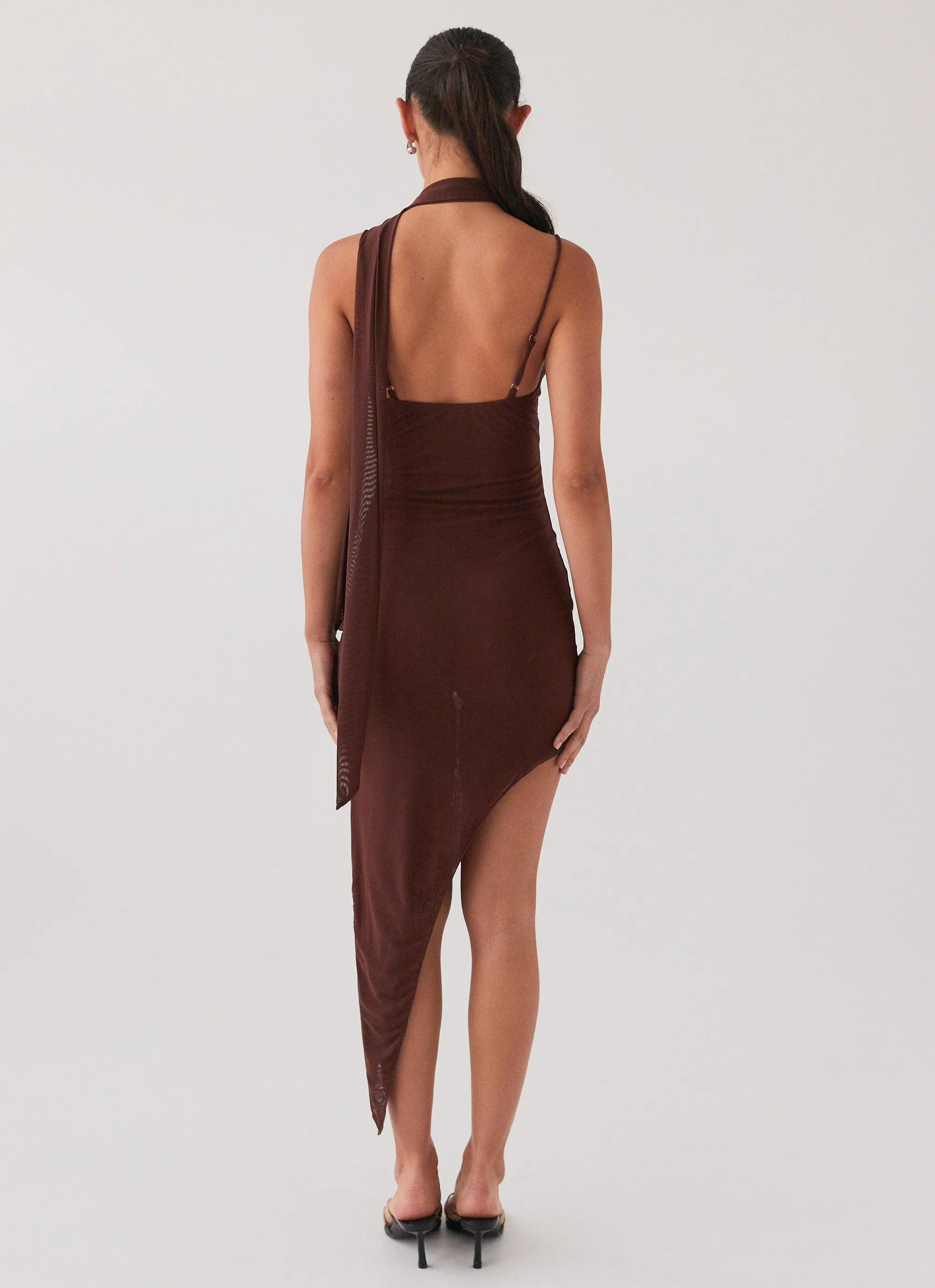 In Your Dreams Midi Dress - Dark Mocha sold by Peppermayo product image thumbnail 3