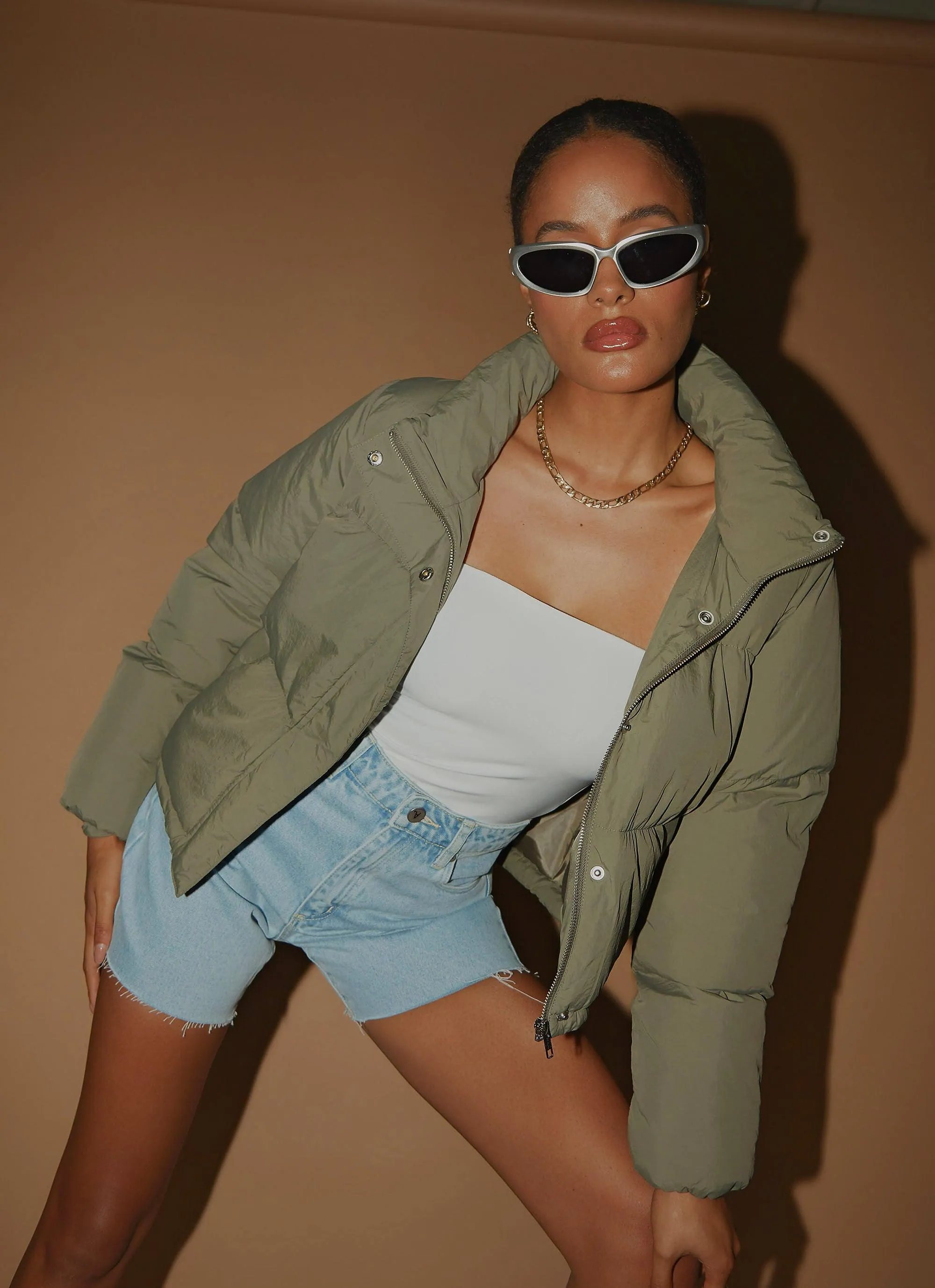 Topher Puffer Jacket - Willow sold by Peppermayo product image thumbnail 4