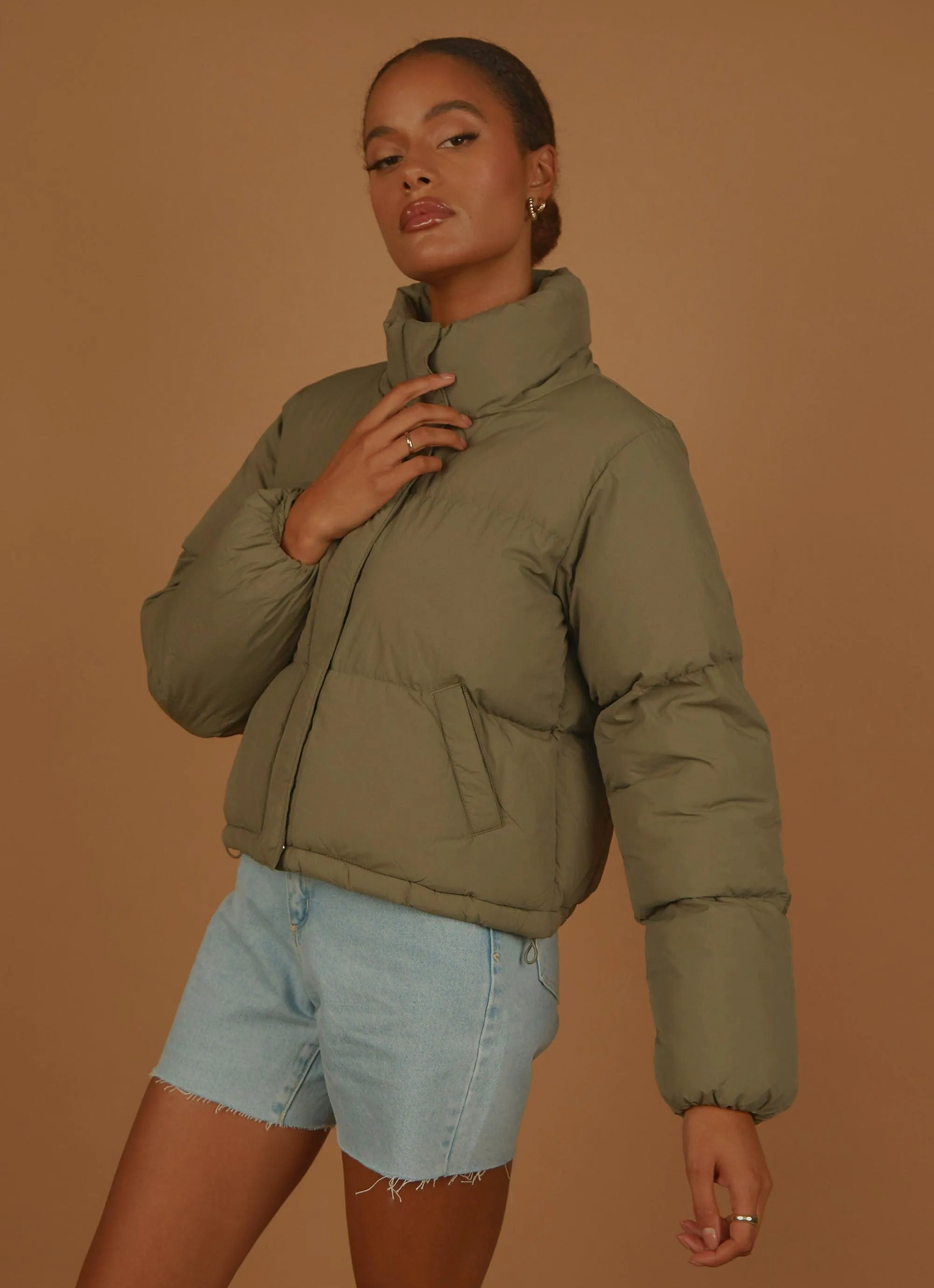 Topher Puffer Jacket - Willow sold by Peppermayo product image thumbnail 2