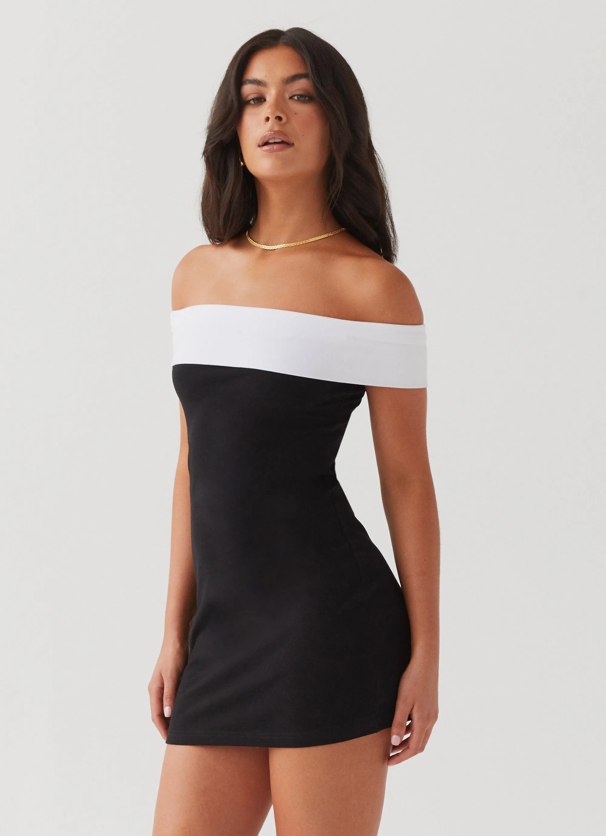 Diamonds and Pearls Mini Dress - Black sold by Peppermayo product image thumbnail 3