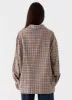 Kyla Oversized Button Up Shirt - Check sold by Peppermayo
