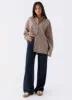 Kyla Oversized Button Up Shirt - Check sold by Peppermayo