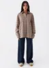 Kyla Oversized Button Up Shirt - Check sold by Peppermayo