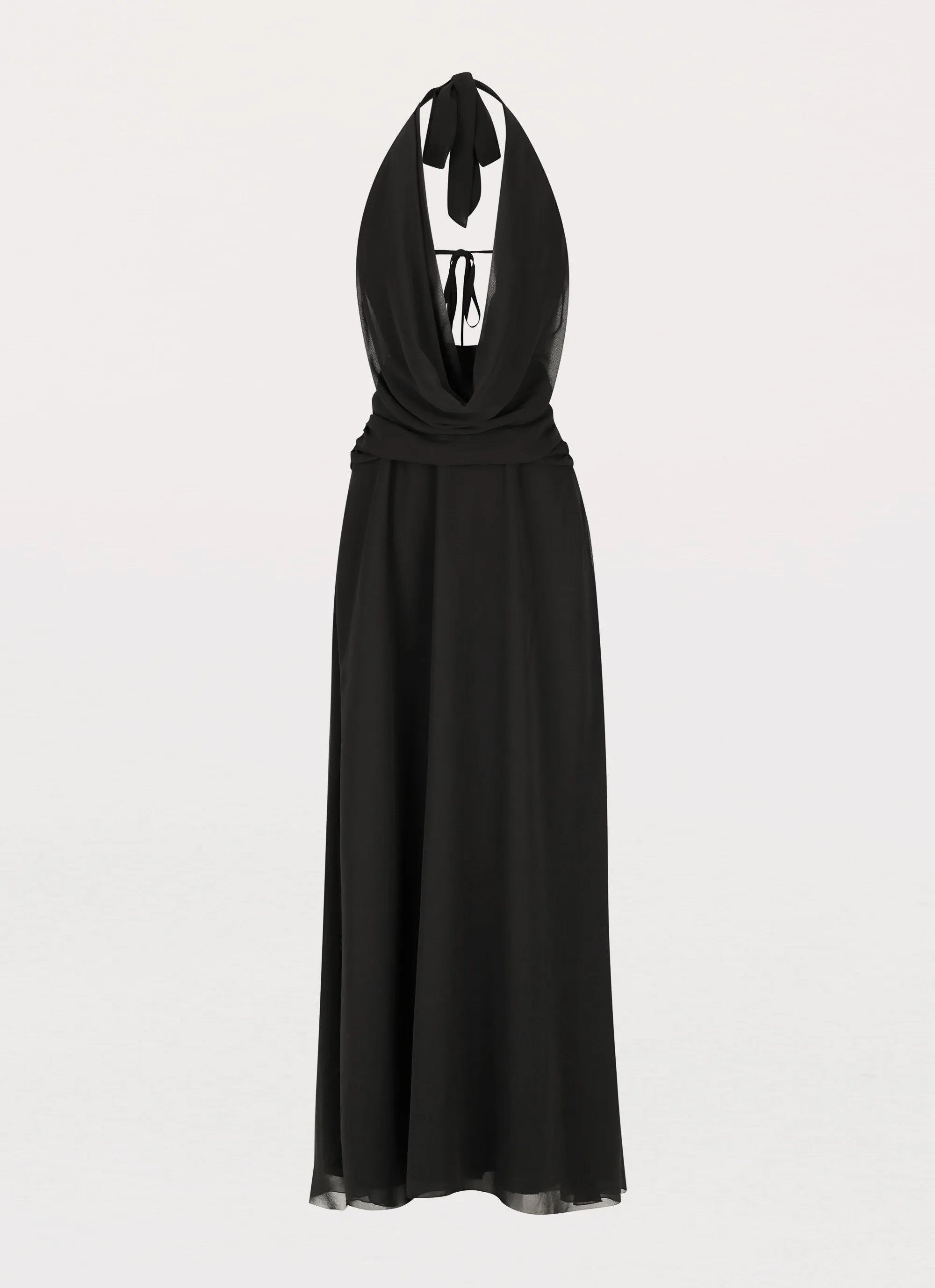 Elysia Chiffon Maxi Dress - Black sold by Peppermayo product image thumbnail 3
