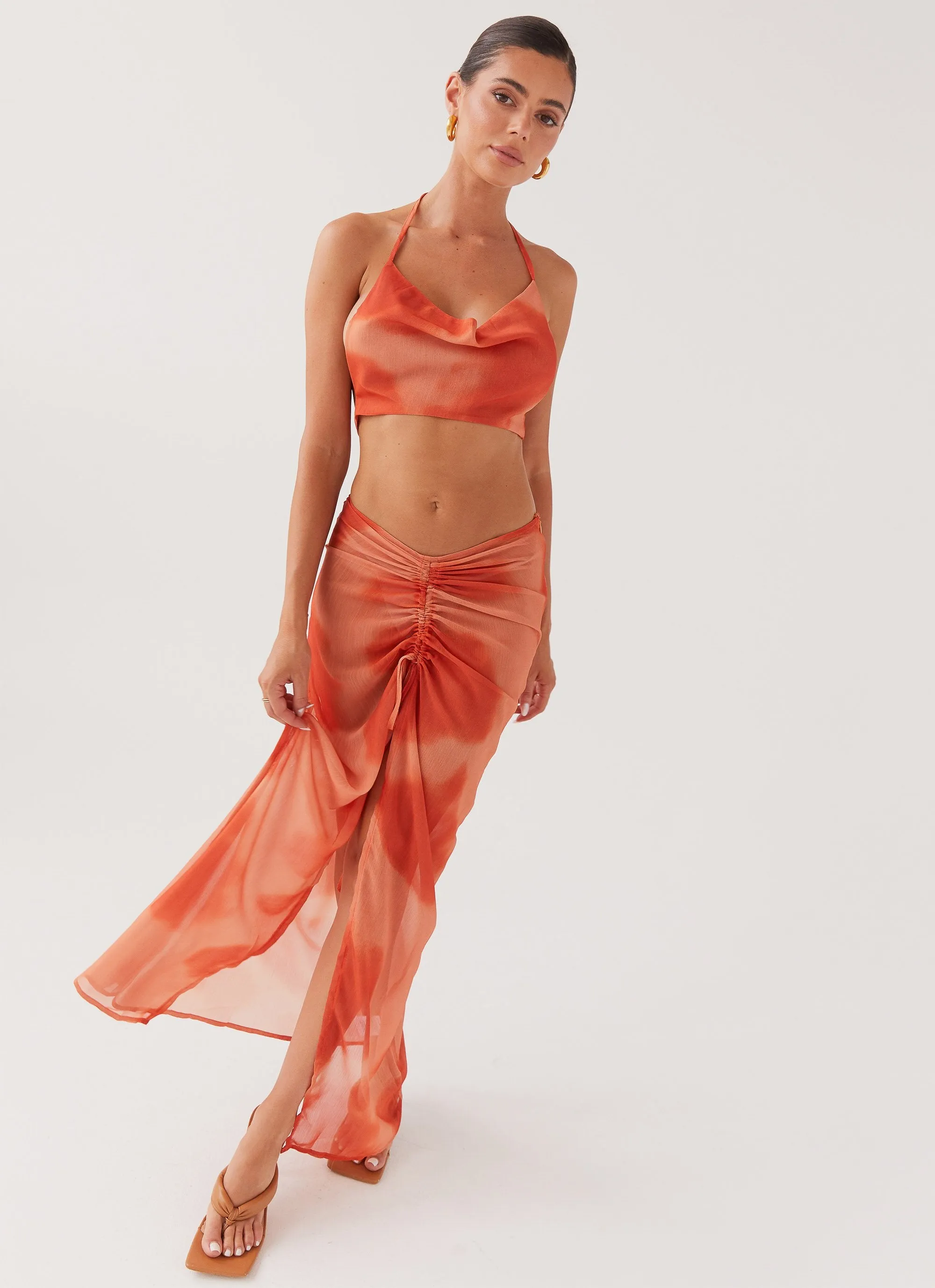 Zenta Cowl Neck Top - Copper sold by Peppermayo product image thumbnail 5