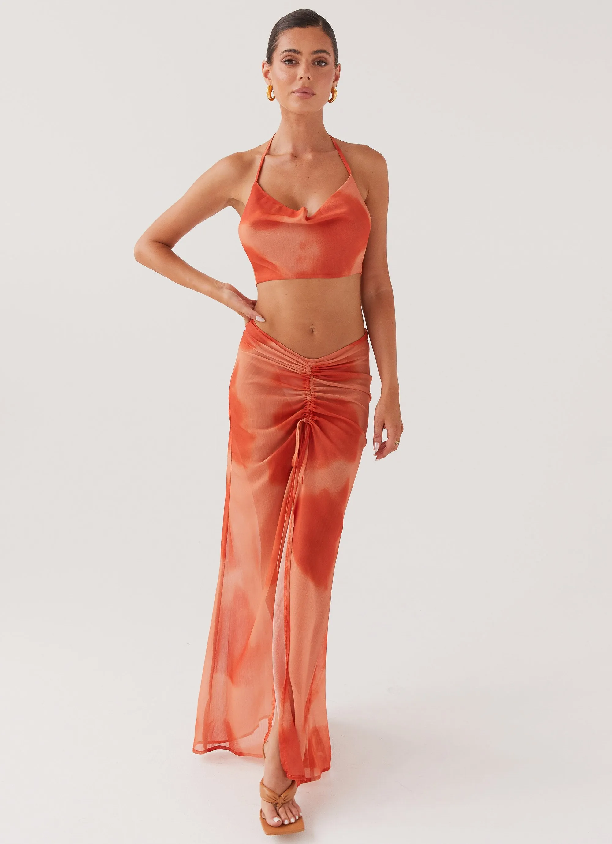 Zenta Cowl Neck Top - Copper sold by Peppermayo product image thumbnail 2