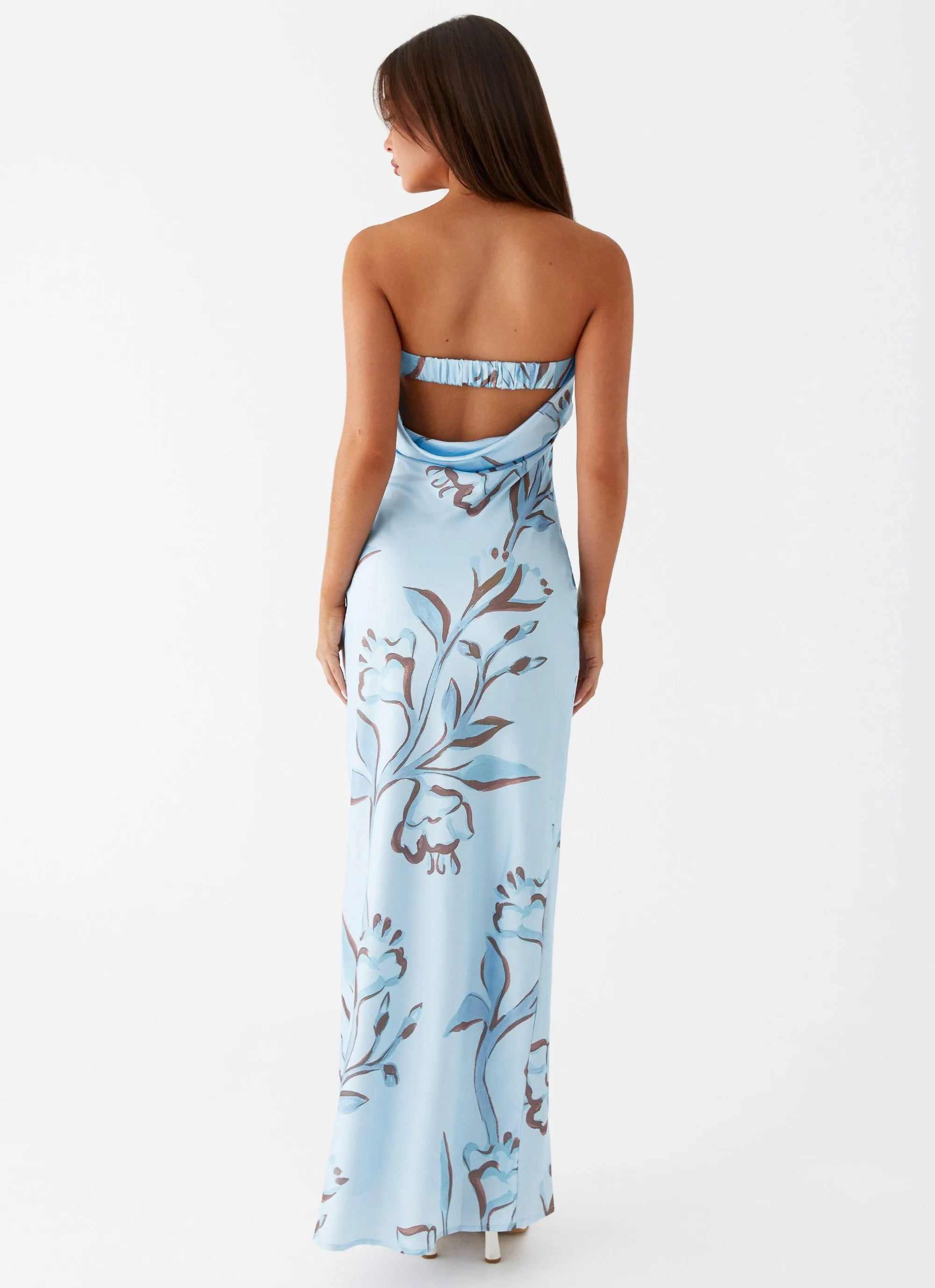 Summer Lover Maxi Dress - Blue Floral sold by Peppermayo product image thumbnail 4