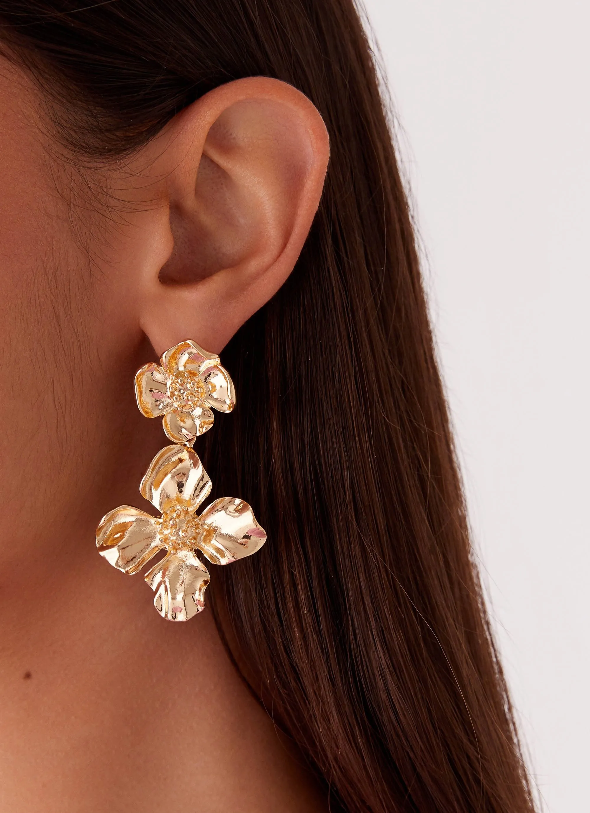 LaRosa Earrings - Gold sold by Peppermayo product image thumbnail 3