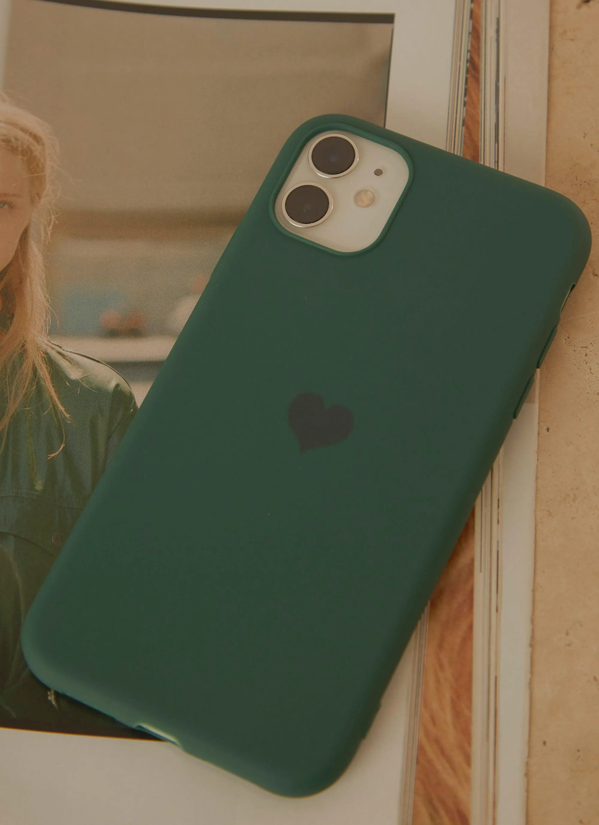 New Love iPhone Case - Green sold by Peppermayo product image thumbnail 3