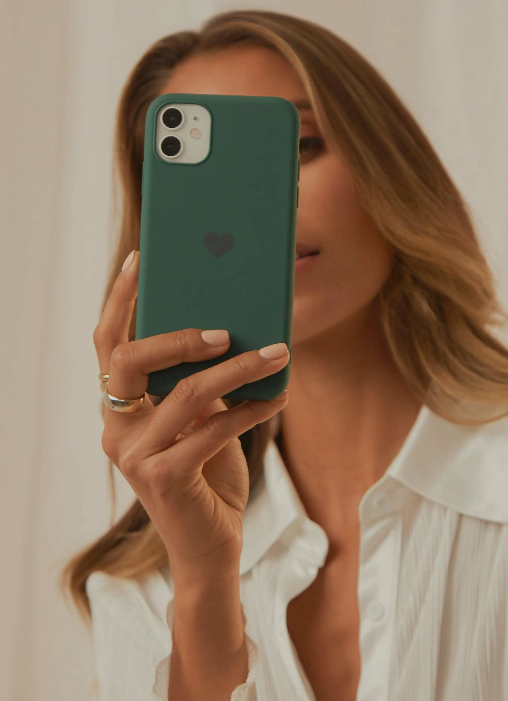 New Love iPhone Case - Green sold by Peppermayo