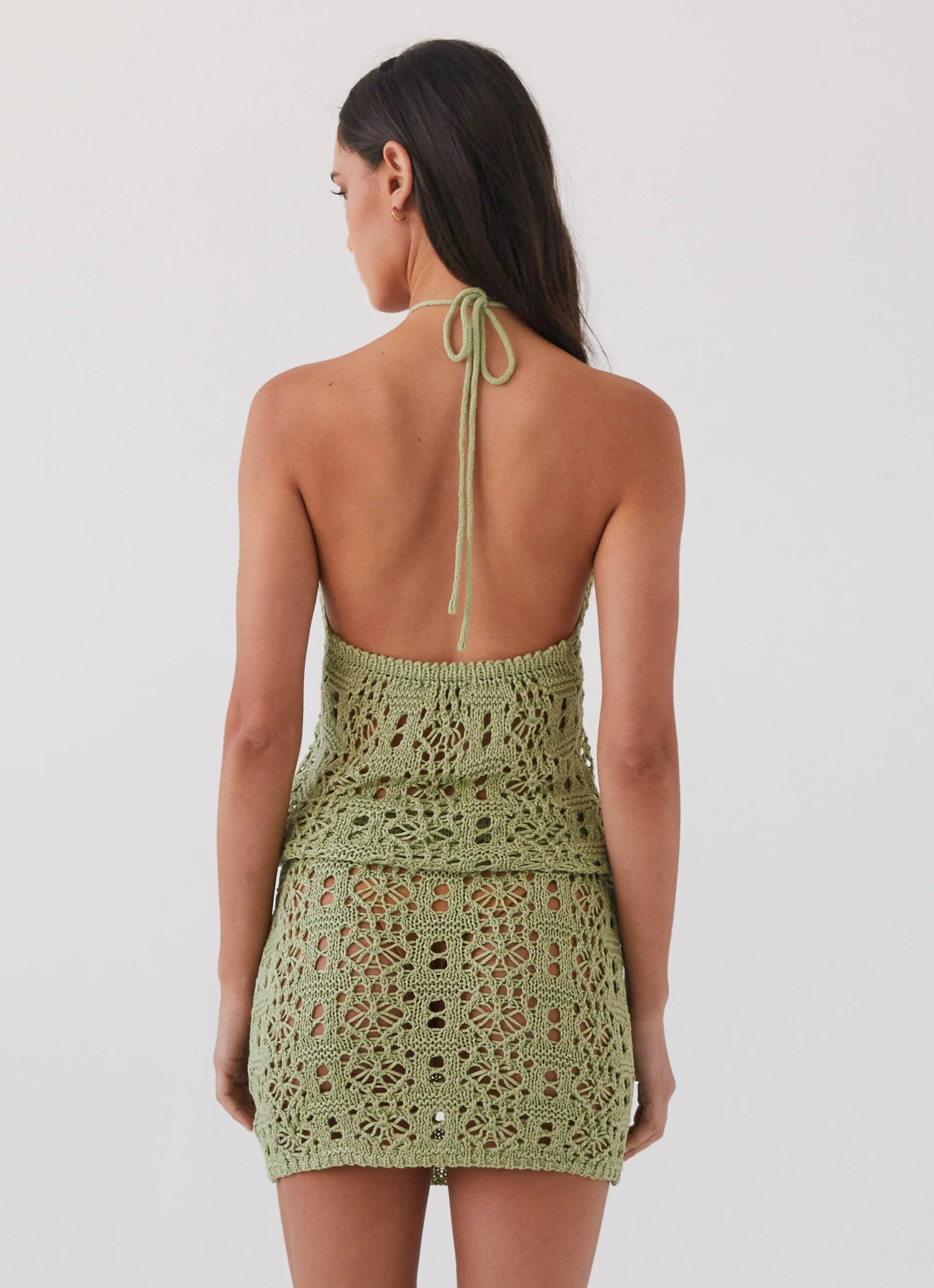 Free Mind Crochet Top - Light Olive sold by Peppermayo product image thumbnail 2