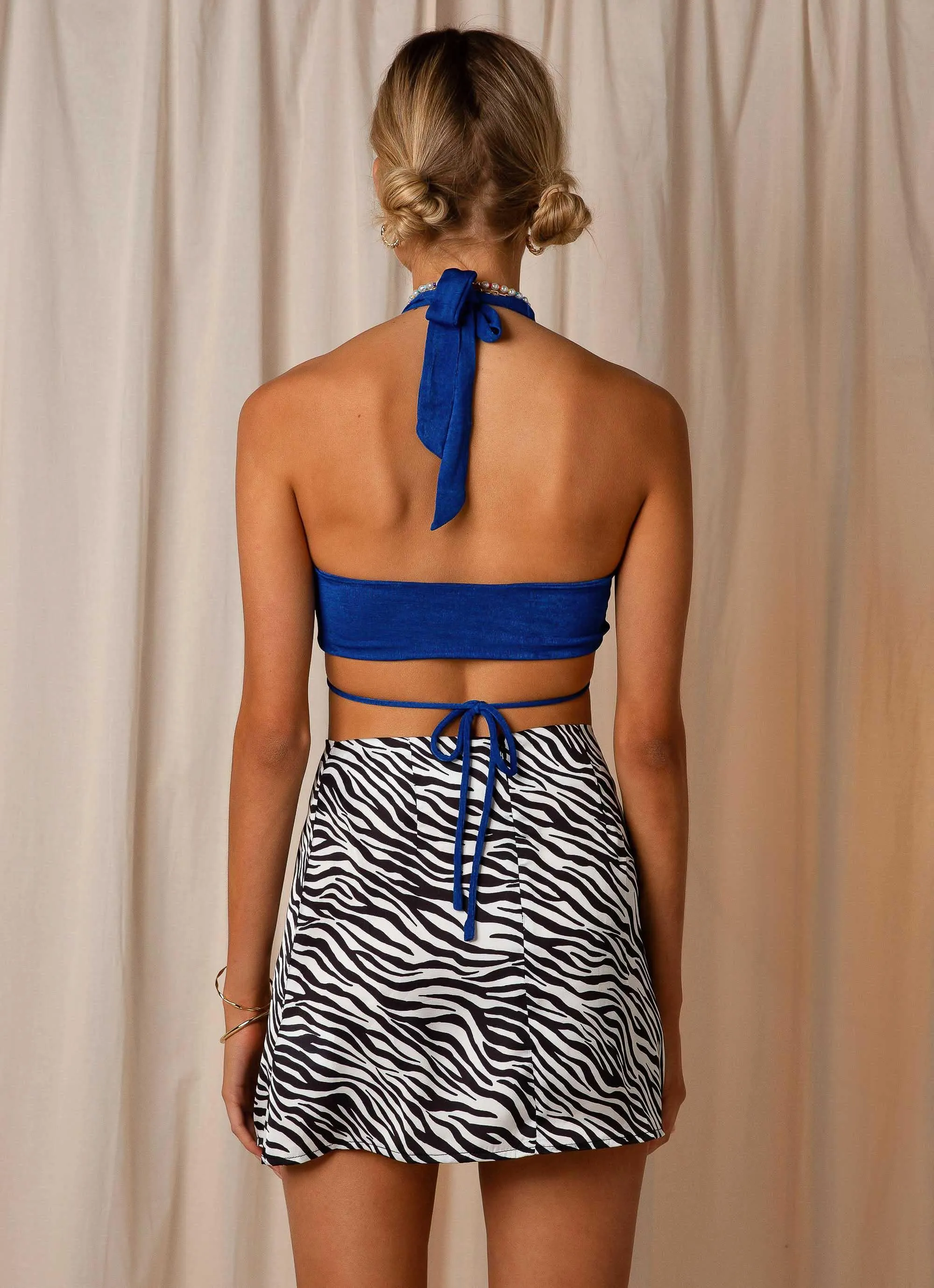 Harlow Crop Top - Cobalt sold by Peppermayo product image thumbnail 4