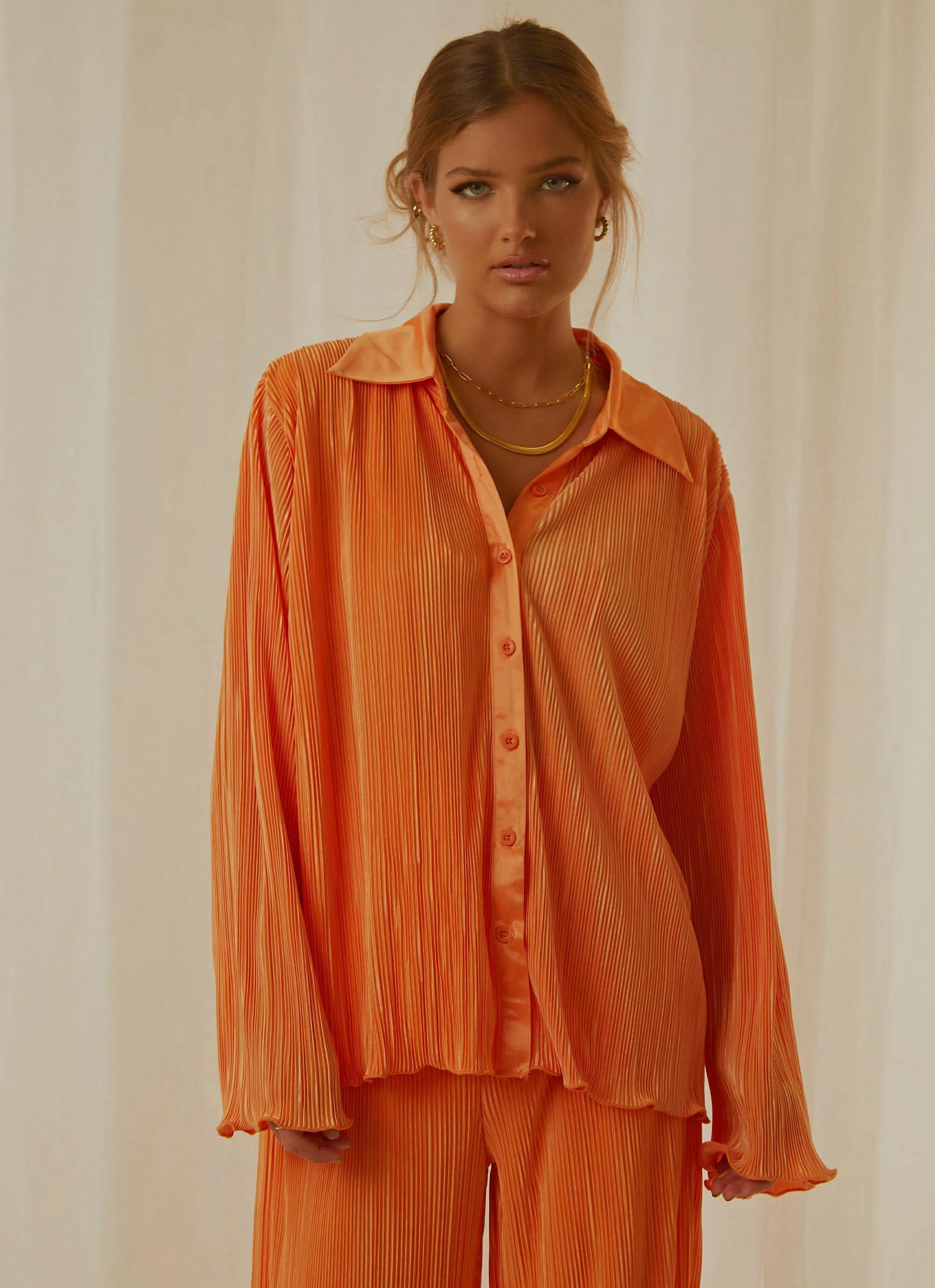 Change of Pace Shirt - Tangerine sold by Peppermayo product image thumbnail 3