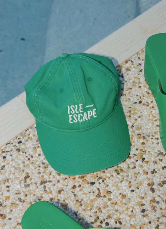 Isle Escape Dad Cap - Jade Green sold by Peppermayo