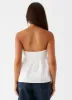 Cassie Tube Top - White sold by Peppermayo