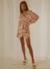 Faye Mini Shirt Dress - Vintage Chain sold by Peppermayo