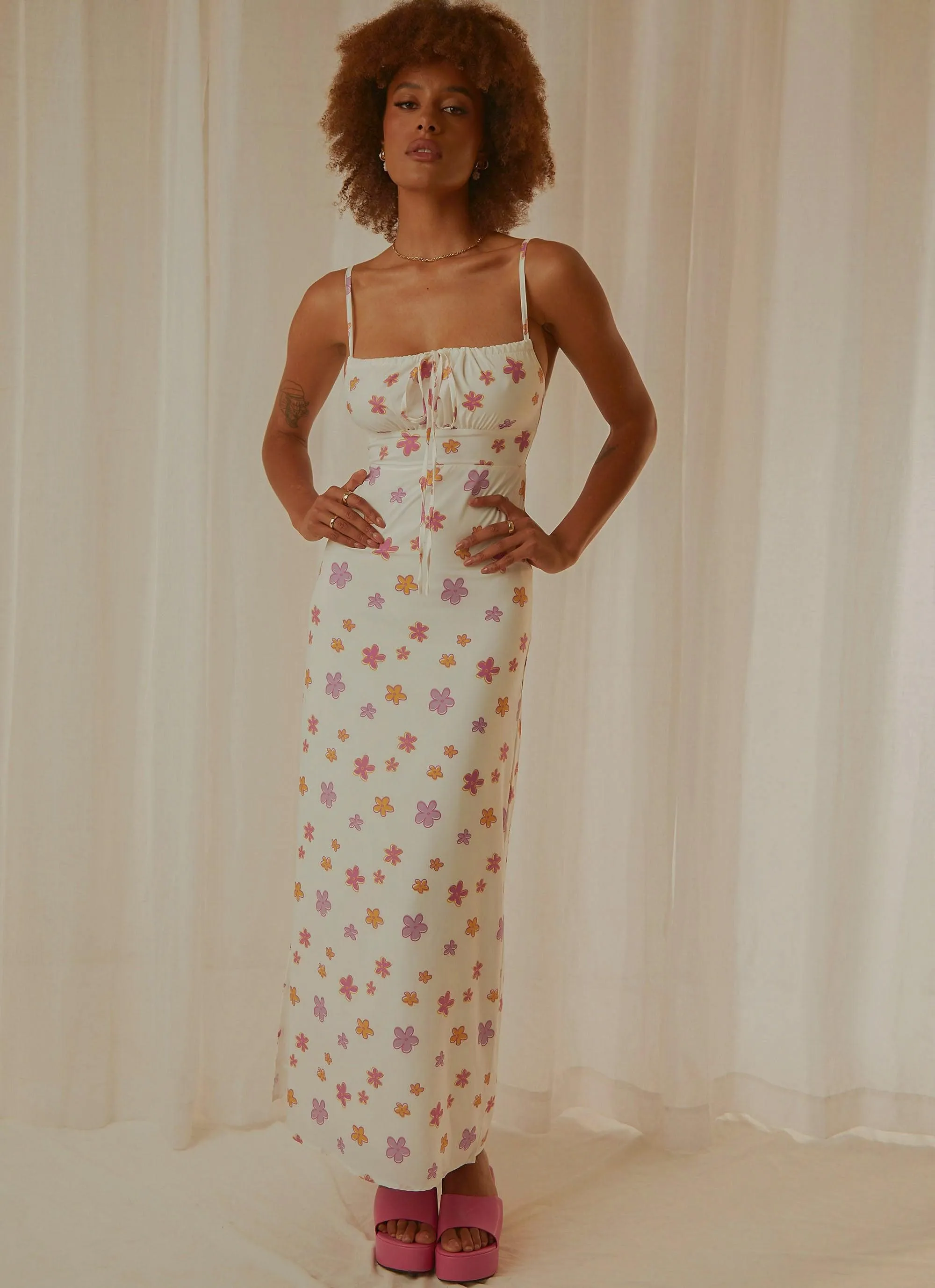 Boat Rides Maxi Dress - Pink Wild Poppies sold by Peppermayo product image thumbnail 3