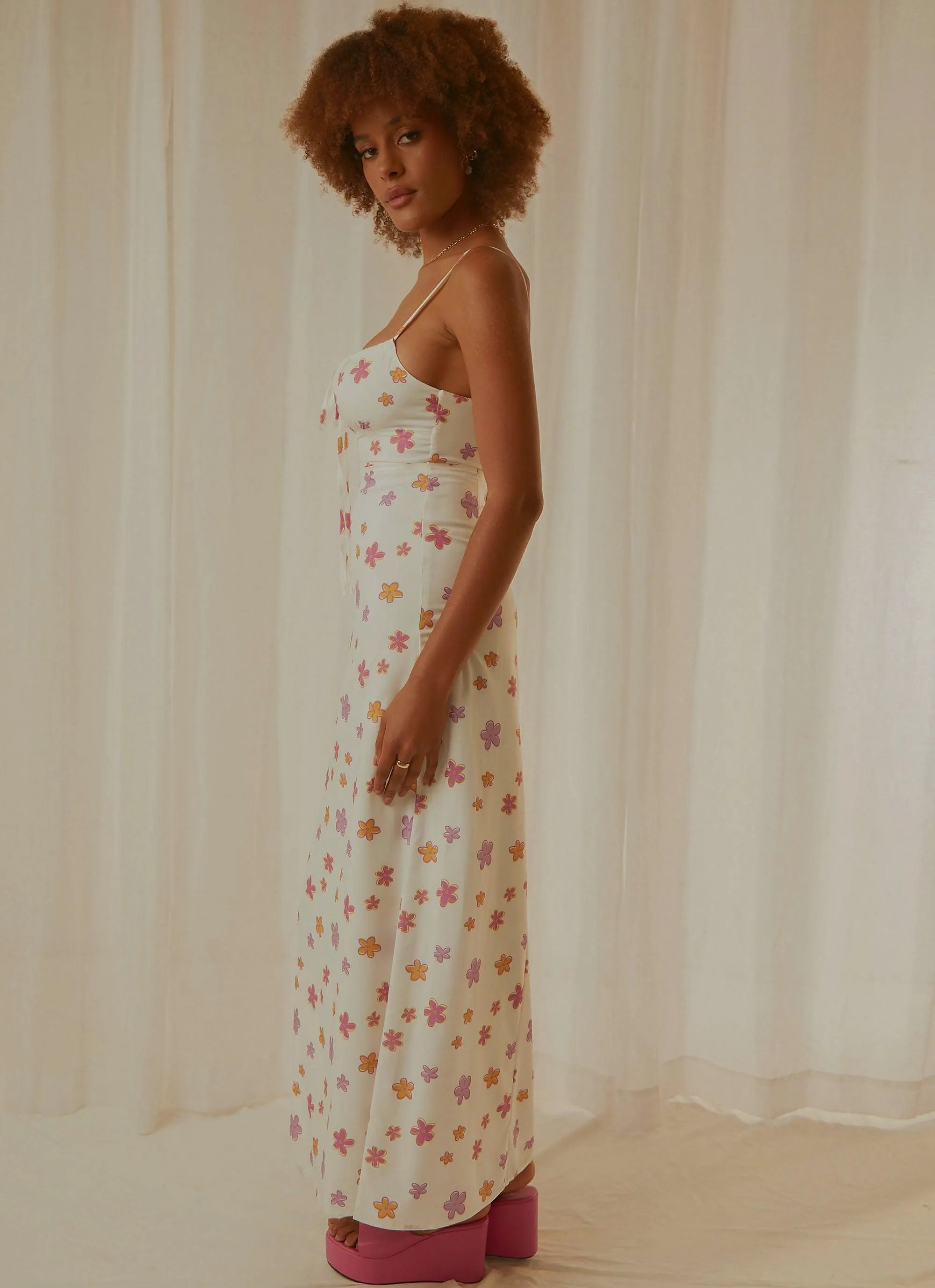 Boat Rides Maxi Dress - Pink Wild Poppies sold by Peppermayo product image thumbnail 4