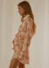 Faye Mini Shirt Dress - Vintage Chain sold by Peppermayo