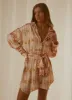Faye Mini Shirt Dress - Vintage Chain sold by Peppermayo