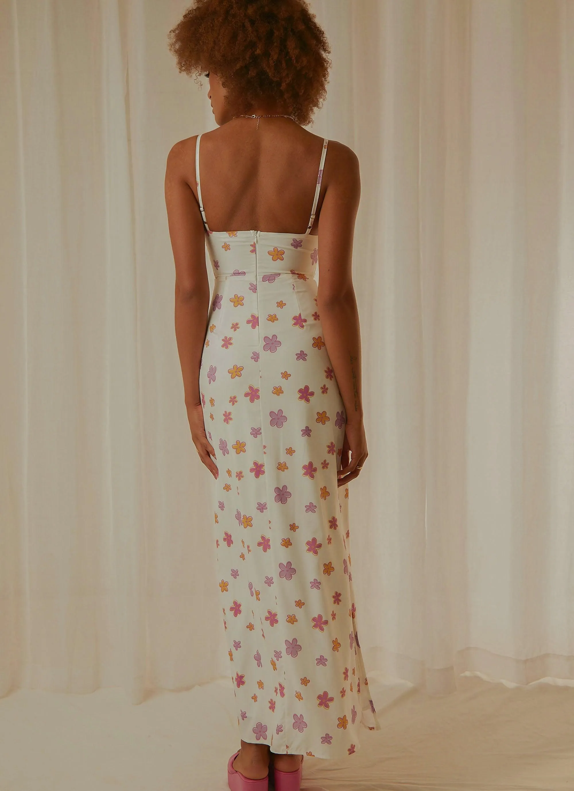 Boat Rides Maxi Dress - Pink Wild Poppies sold by Peppermayo product image thumbnail 5