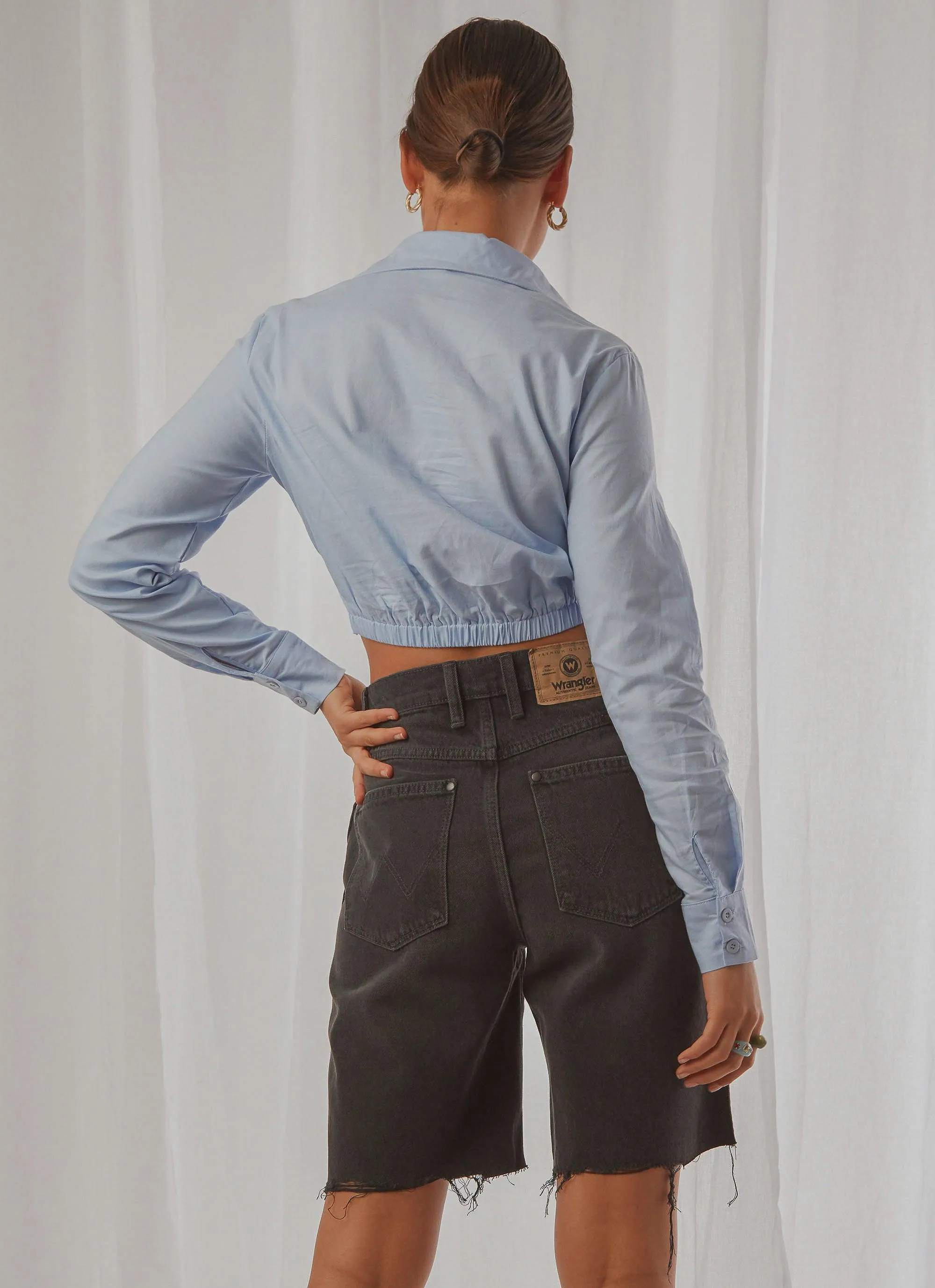 Daria Crop Top - Blue sold by Peppermayo product image thumbnail 5