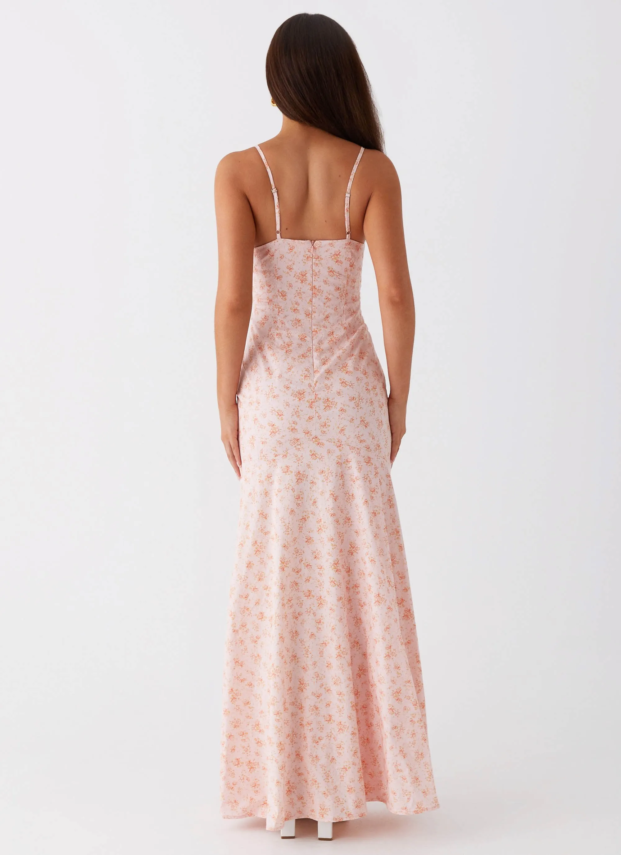 Britney Maxi Dress - Pink Ditsy Floral sold by Peppermayo product image thumbnail 4