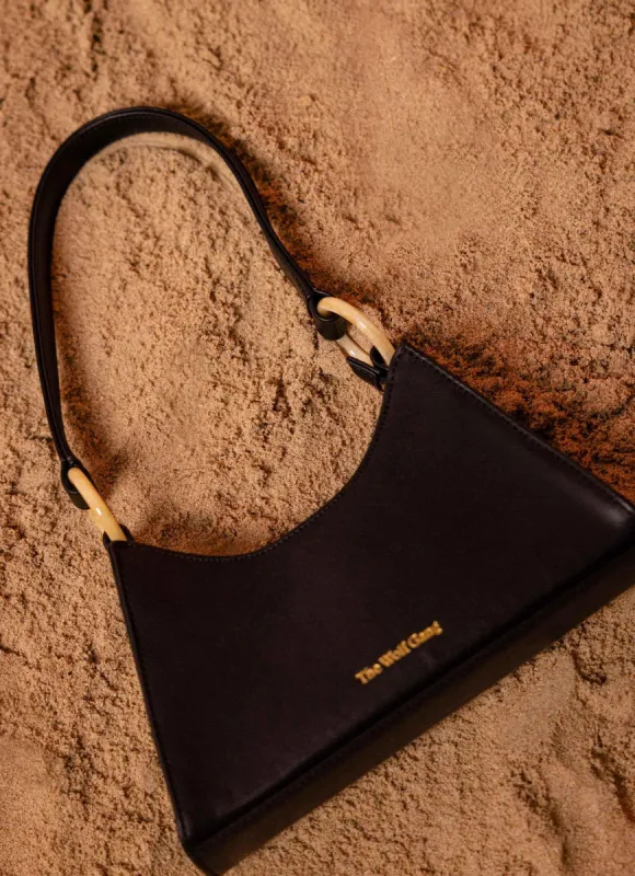 Lola Mini Shoulder Bag - Noir sold by Peppermayo