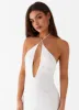Latanya Sequin Maxi Dress - White sold by Peppermayo
