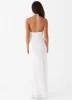 Latanya Sequin Maxi Dress - White sold by Peppermayo