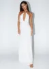 Latanya Sequin Maxi Dress - White sold by Peppermayo