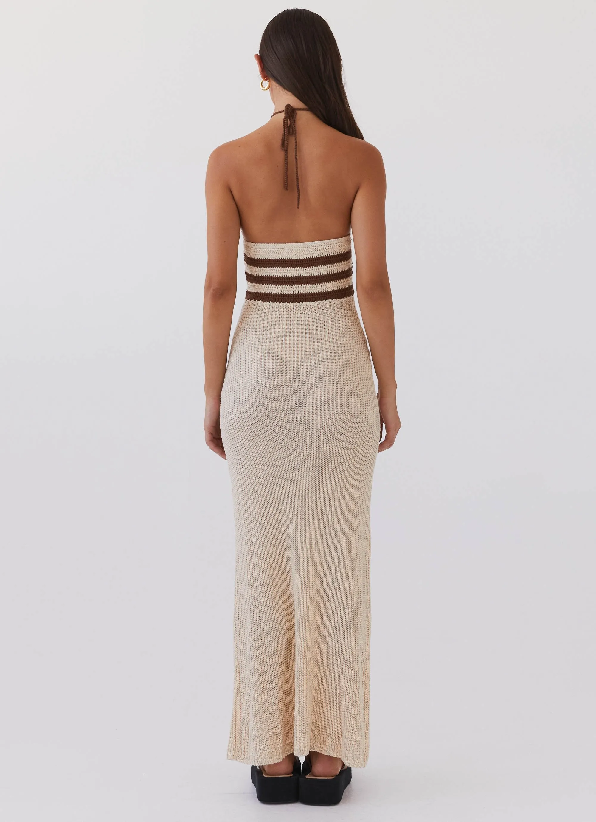 Masterpiece Knit Maxi Dress - Tiramisu sold by Peppermayo product image thumbnail 4