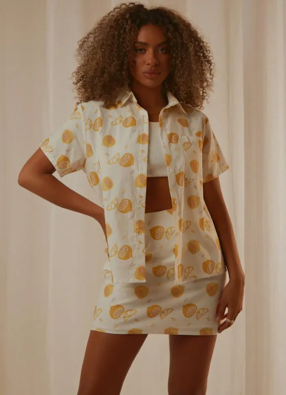Fruit Bowl Shirt - Lemonata sold by Peppermayo