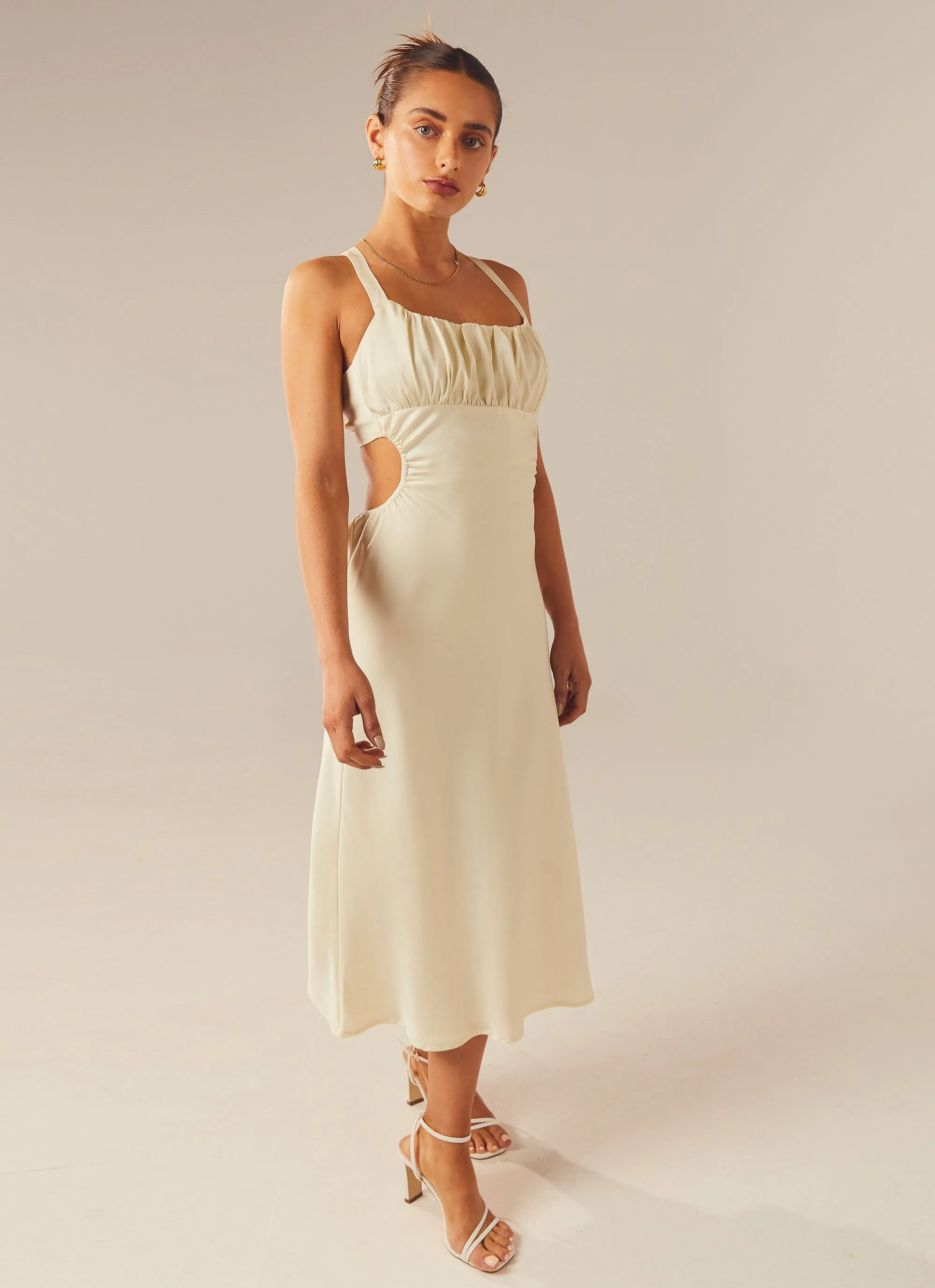 Avery Midi Dress - Ivory sold by Peppermayo product image thumbnail 2