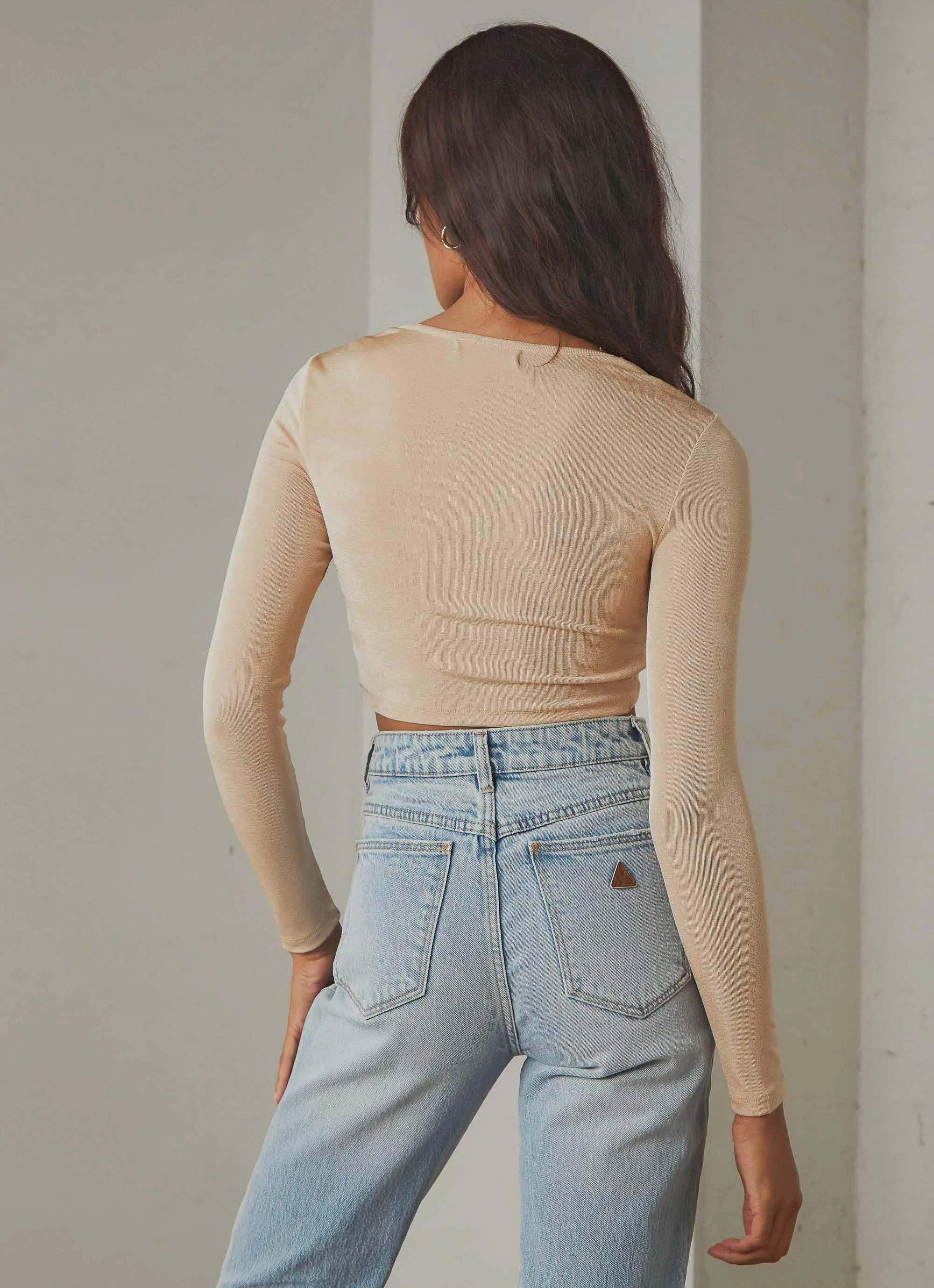 Superlove Crop Top - Beige sold by Peppermayo product image thumbnail 5