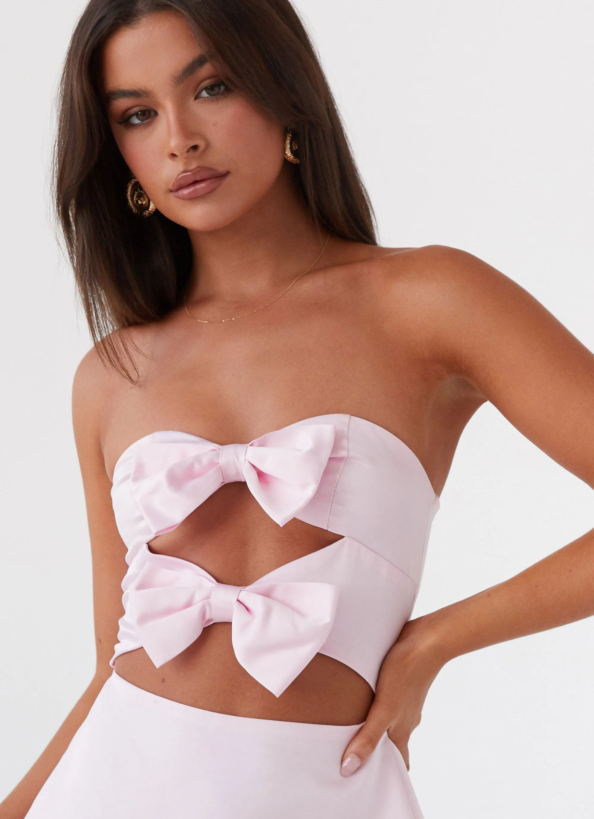 Girl Crush Bow Mini Dress - Pink sold by Peppermayo product image thumbnail 5