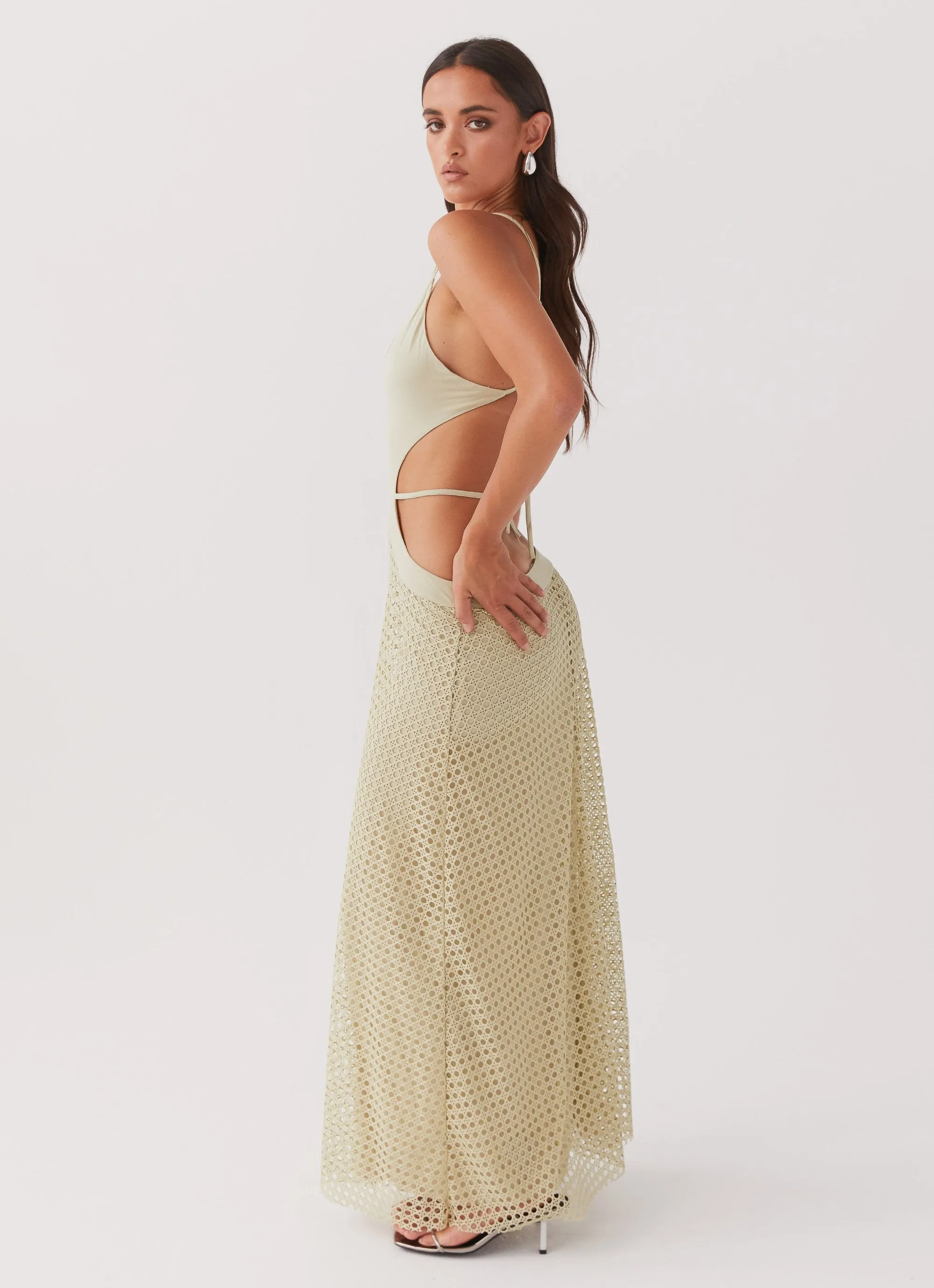 Enchanted Melodies Maxi Dress - Sage sold by Peppermayo product image thumbnail 5