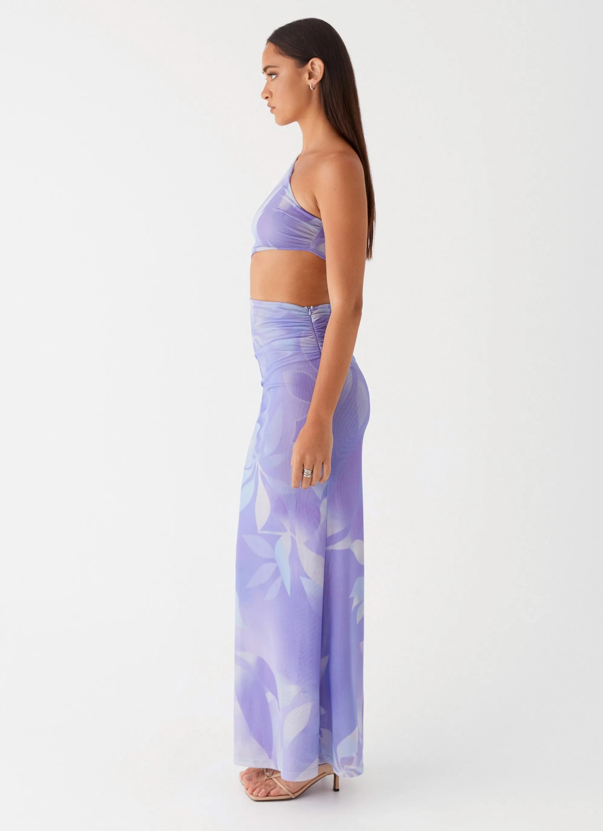 Shadows In The Sun Mesh Maxi Dress - Purple Rain sold by Peppermayo product image thumbnail 3