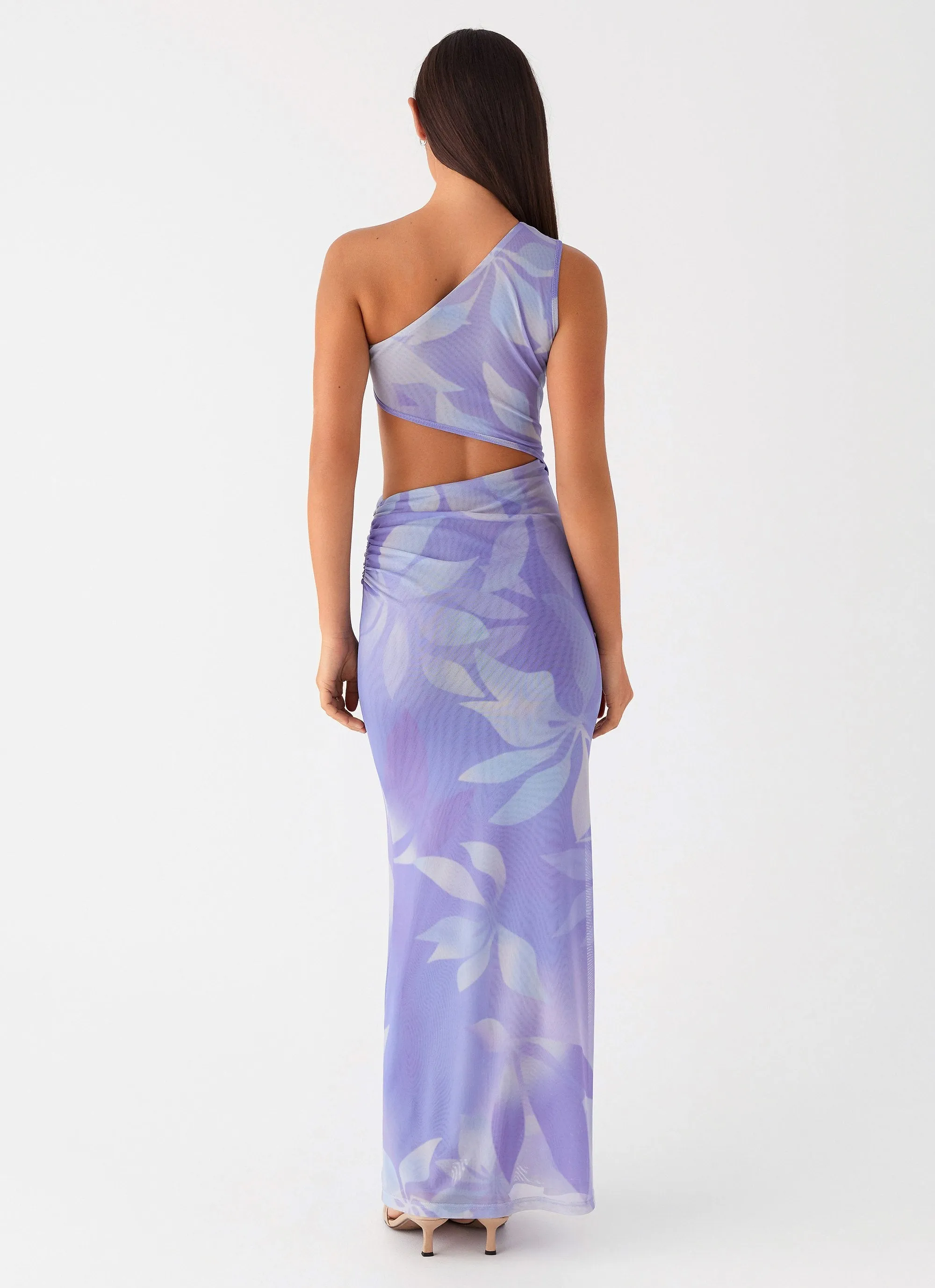Shadows In The Sun Mesh Maxi Dress - Purple Rain sold by Peppermayo product image thumbnail 4