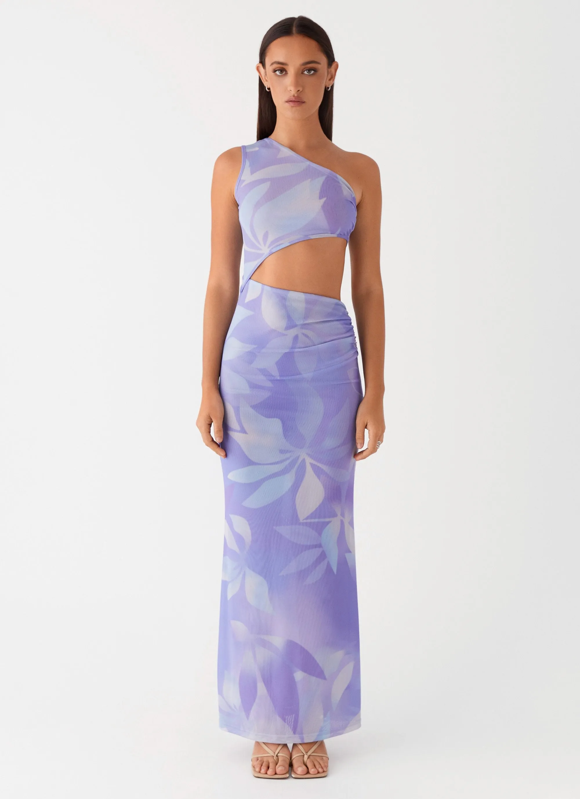 Shadows In The Sun Mesh Maxi Dress - Purple Rain sold by Peppermayo product image thumbnail 2