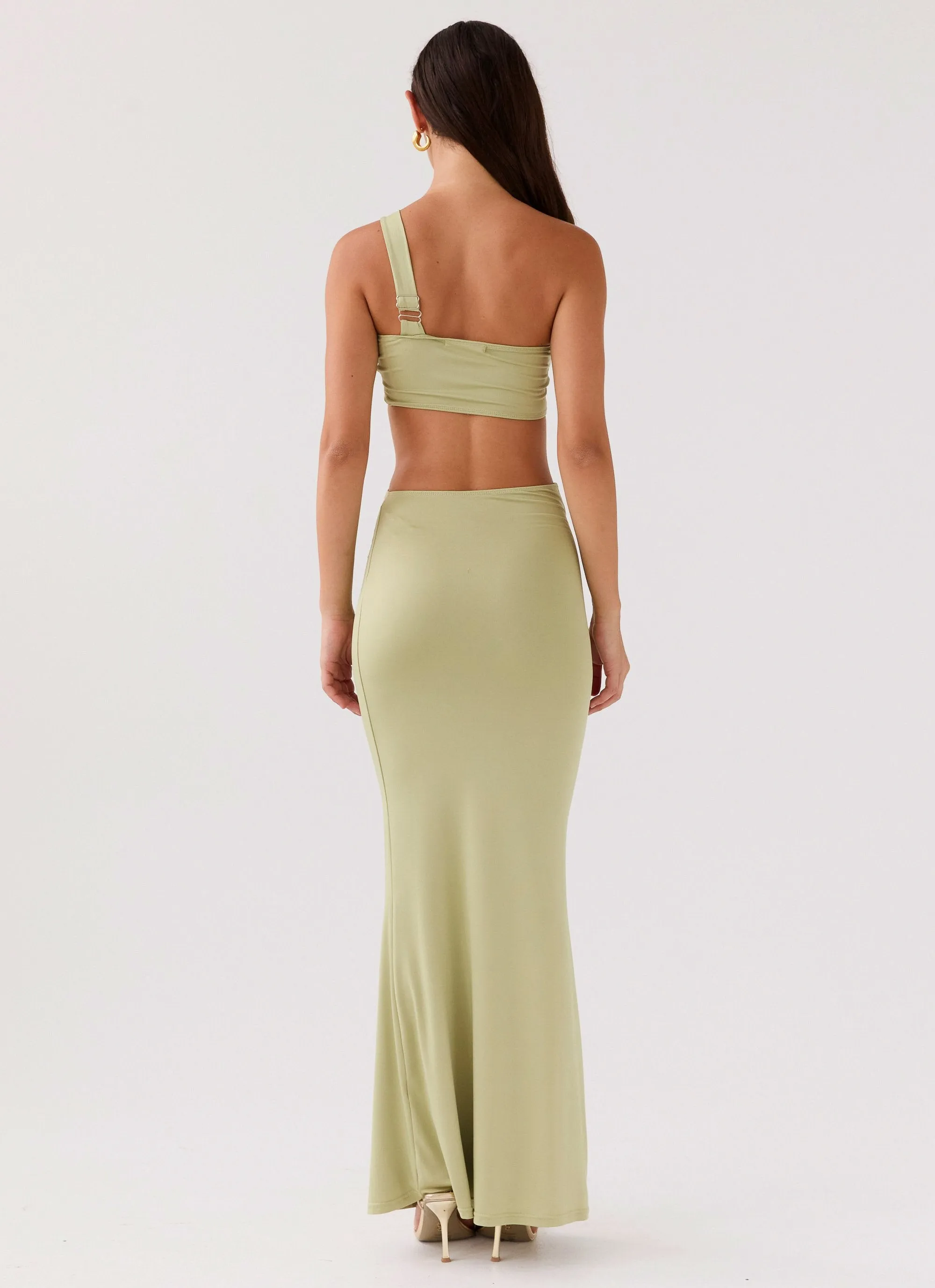 Sycamore Twist Maxi Dress - Fern sold by Peppermayo product image thumbnail 4