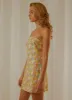 Champagne and Flowers Mini Dress - Blossom sold by Peppermayo