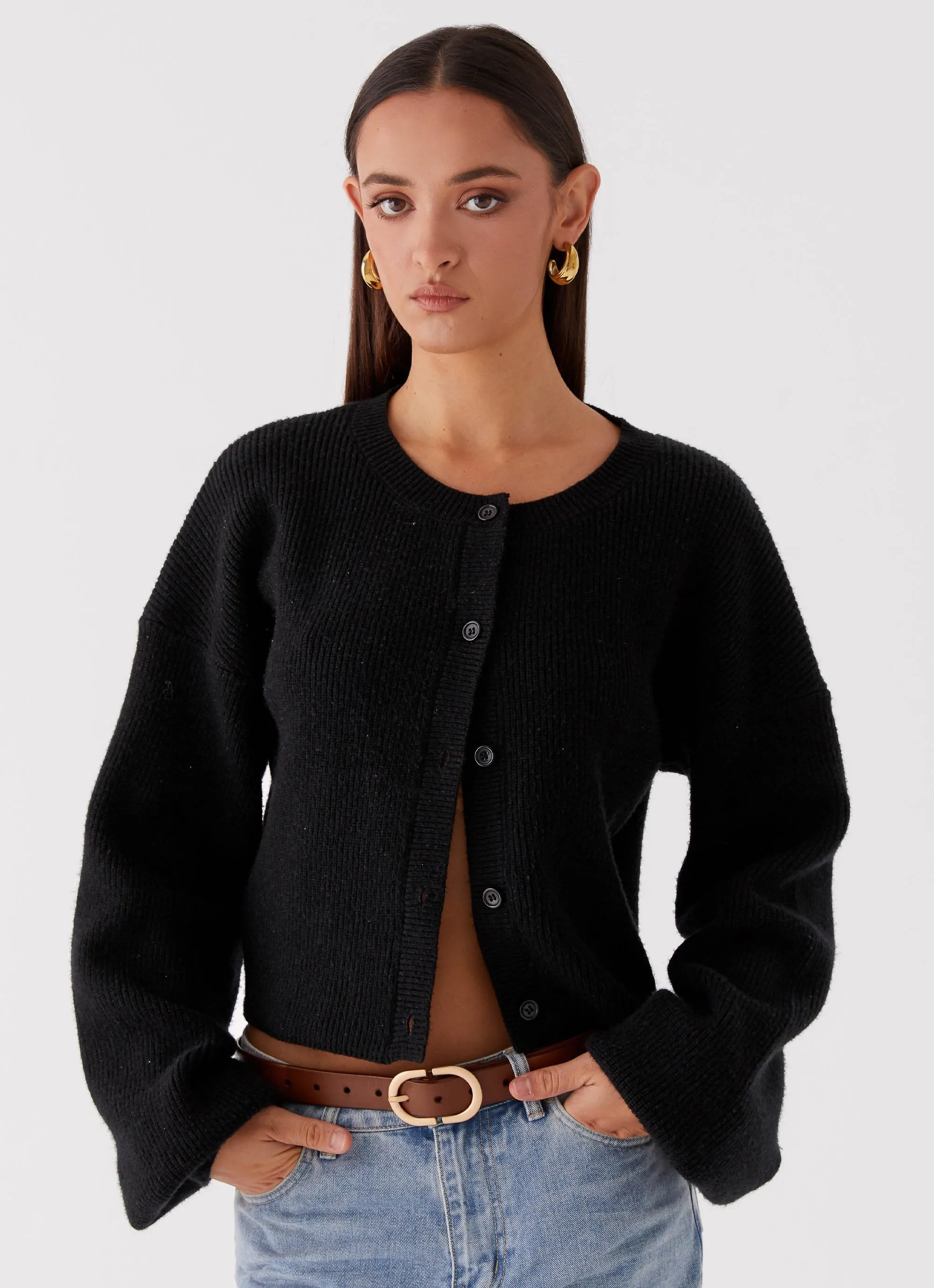 Daphne Knit Cardigan - Black sold by Peppermayo product image thumbnail 5