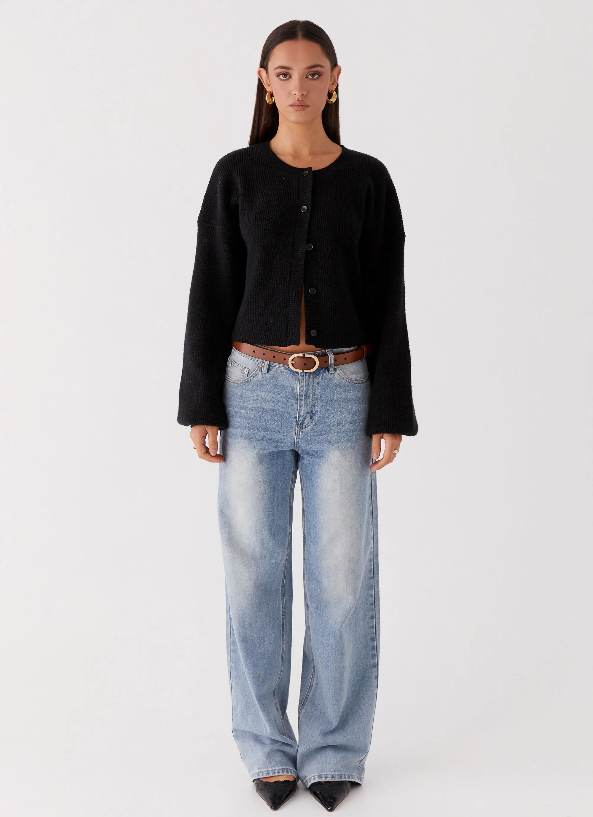 Daphne Knit Cardigan - Black sold by Peppermayo product image thumbnail 2