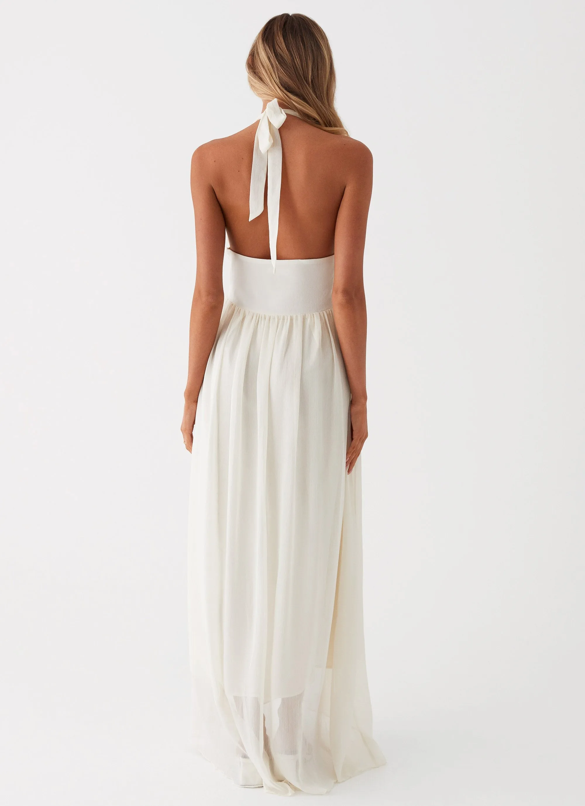 Somewhere New Maxi Dress - Ivory sold by Peppermayo product image thumbnail 4